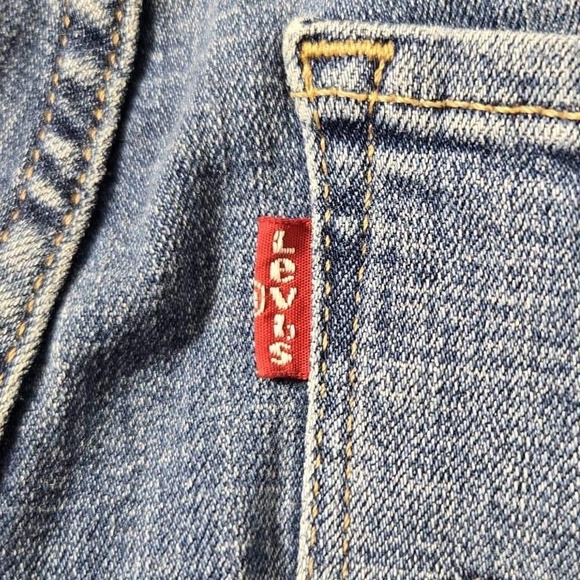 Levi's 721 High Rise Skinny Stretch Blue Levis Jeans Women's Size 25 X 24 Y2K - Picture 10 of 11